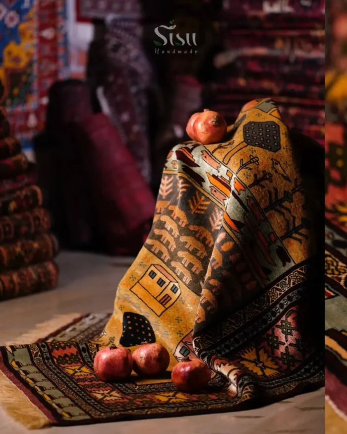 traditional khaki rug - Image 3